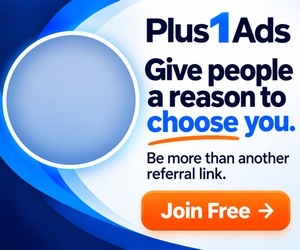 Plus 1 Ads