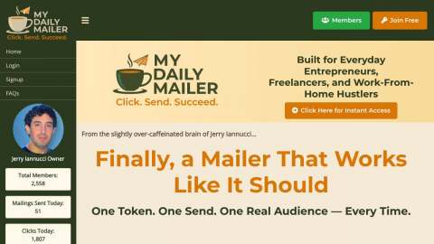 Screenshot preview of My Daily Mailer