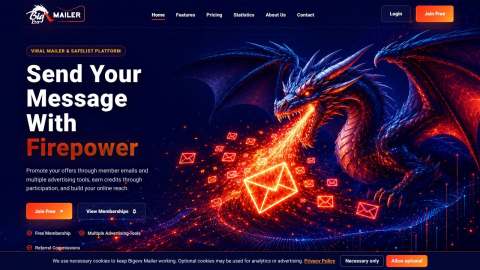 Screenshot preview of Bigevs Mailer