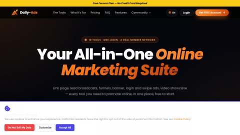 Screenshot preview of Daily-Ads