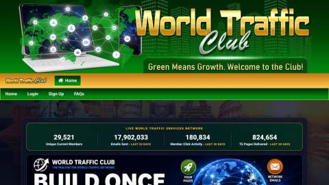 Screenshot preview of World Traffic Club