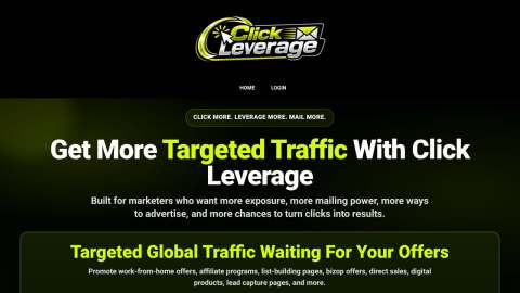 Screenshot preview of Click Leverage
