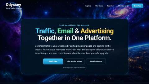 Screenshot preview of Odyssey - World Traffic Services