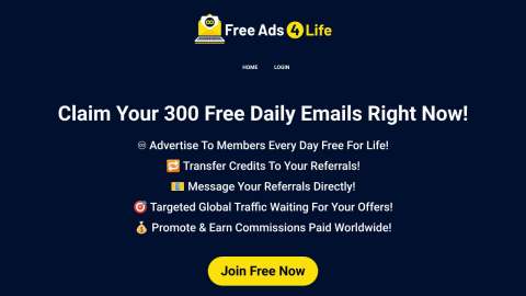 Screenshot preview of Free Ads 4 Life