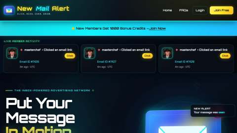 Screenshot preview of New Mail Alert