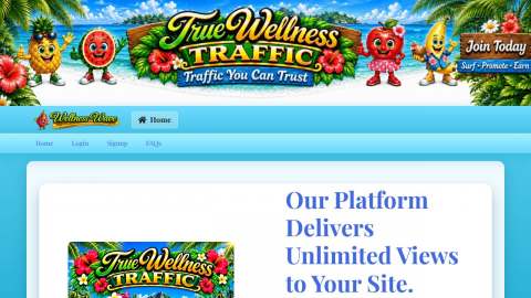 Screenshot preview of TrueWellness Traffic