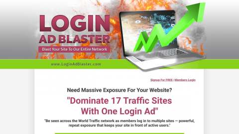 Screenshot preview of Login Ad Blaster