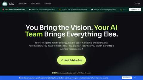 Screenshot preview of Buildy