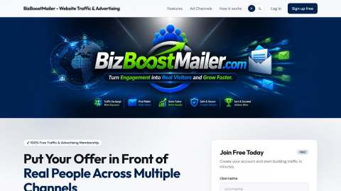 Screenshot preview of Biz Boost Mailer