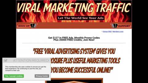 Screenshot preview of Viral Marketing Traffic