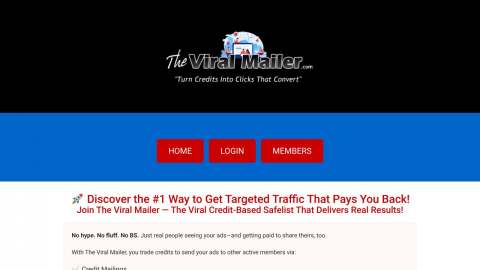 Screenshot preview of The Viral Mailer