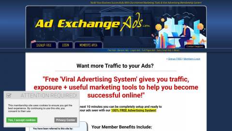 Screenshot preview of Ad Exchange Ads