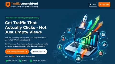 Screenshot preview of Traffic Launchpad