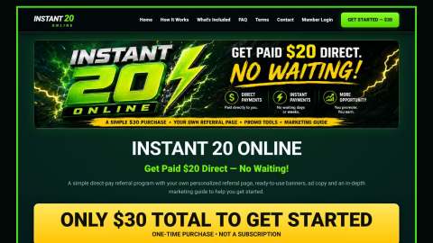 Screenshot preview of Instant 20