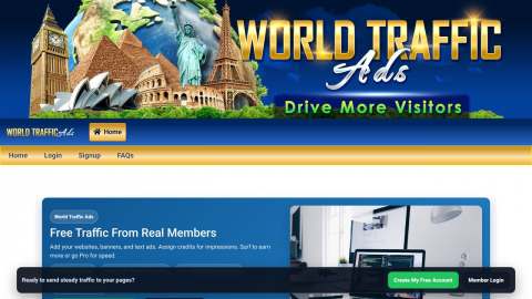 Screenshot preview of World Traffic Ads