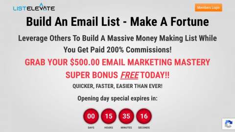 Screenshot preview of List Elevate