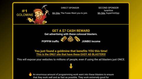 Screenshot preview of 1goldmine