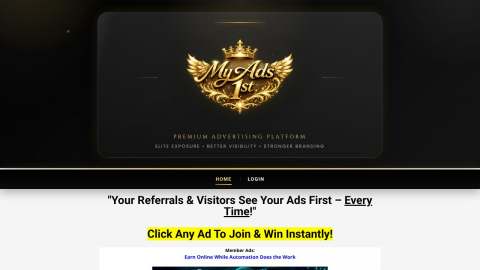 Screenshot preview of My Ads 1st