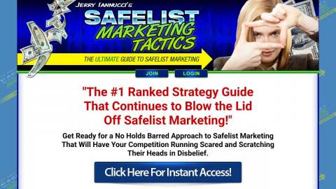 Screenshot preview of Safelist Marketing Tactics