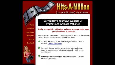 Screenshot preview of Hits-A-Million