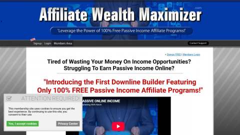 Preview of Affiliate Wealth Maximizer