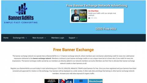 Screenshot preview of Banner Ad Hits