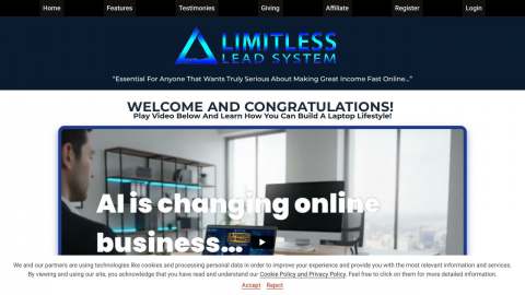 Preview of Limitless Lead System