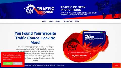 Preview of Bigevs Traffic Exchange