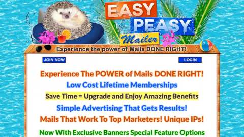 Preview of Easy Peasy Mailer