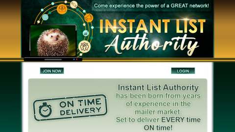 Screenshot preview of Instant List Authority