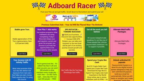 Screenshot preview of Adboard Racer