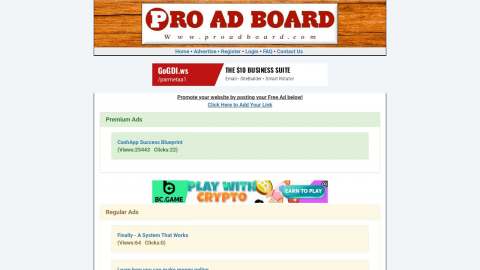 Screenshot preview of Pro Ad Board