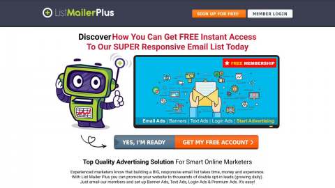 Screenshot preview of List Mailer Plus