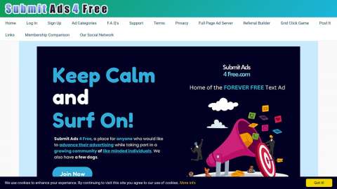 Screenshot preview of Submit Ads 4 Free