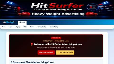 Screenshot preview of HitSurfer